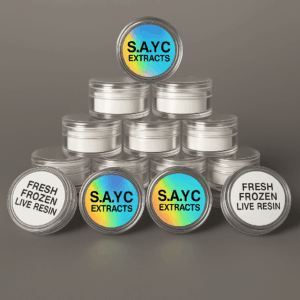 1G Fresh Frozen Live Resin Extract Pots